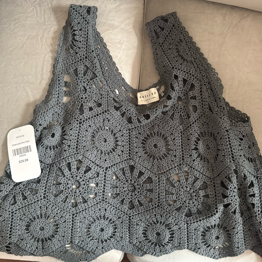 Dress Up Crochet Tank